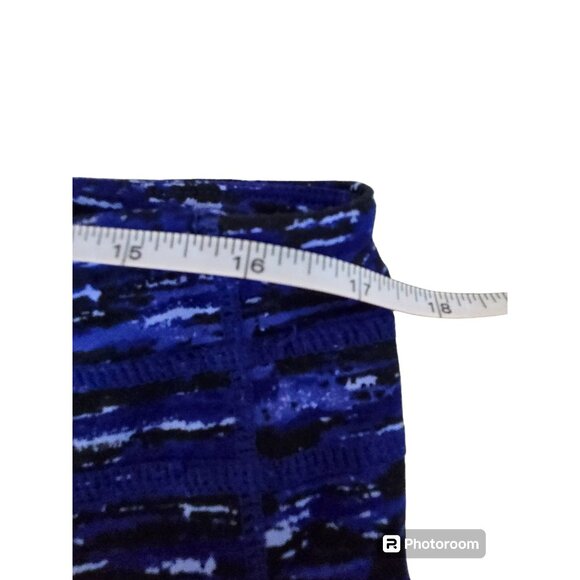 Women's Weatherproof 32 Degrees COOL Size XL Exercise Yoga Leggings Blue Pocket - Picture 5 of 6